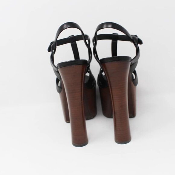Saint Laurent #50880 Tribute Platform Heels | Size 37.5 - Picture 3 of 9